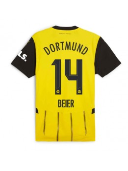 Borussia Dortmund Maximilian Beier #14 Domaci Dres 2024-25 Kratak Rukavima